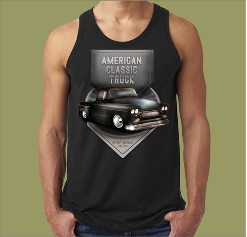 Apache chev truck singlet - truck,