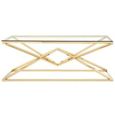 Gold Coffee/End Table With