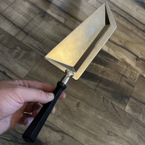 Antique chrome crumb scoop - chrome,