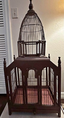 Vintage bird cage - vintage,
