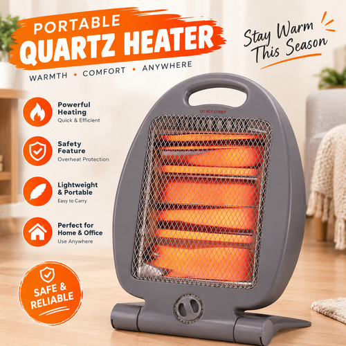Quartz electric space heater - electric,