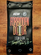 Toni Storm AEW Forbidden Door Turnbuckle Signed with Inscription