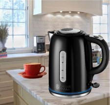Russell Hobbs Buckingham Kettle Quiet Boil Black St Steel 3kW 20462 #B Marked#