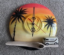 Vw Split screen Panel Van Clock Wall Art Retro Vintage Classic Man Cave Bar