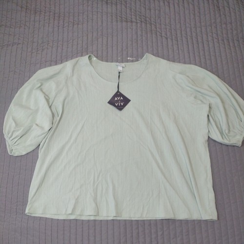 Ava viv mint green - &, tunic