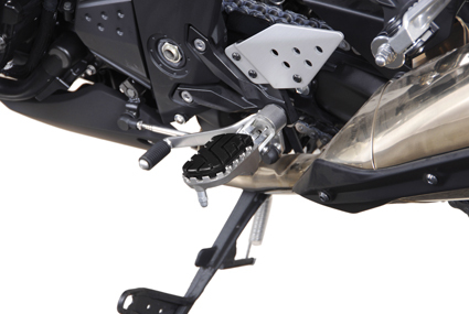 Silver footrest motech - footrest, sw