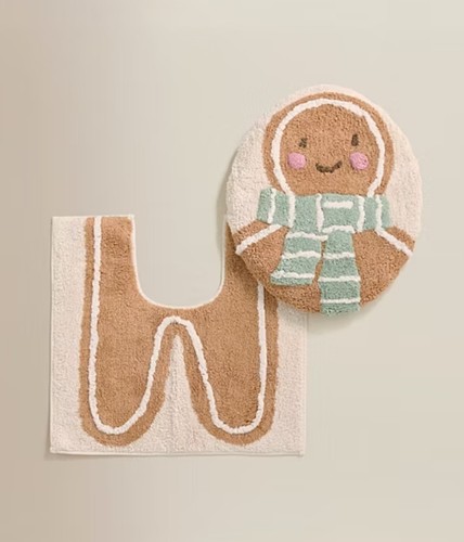 Gingerbread toliet seat - gingerbread,