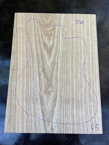 Swamp ash one piece guitar - ash,