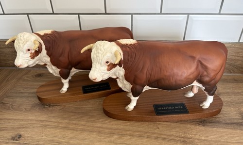Beswick hereford bull 2 - bull, x