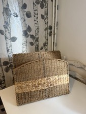 Vintage brown rattan wicker - vintage, /