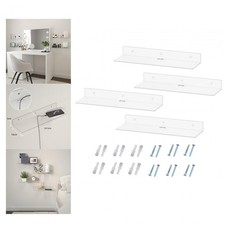4 Pieces Acrylic Wall Mounted