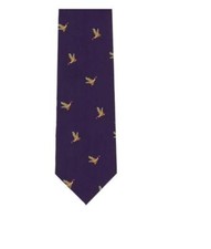 Blue luxury woven Silk Country