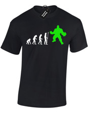 EVOLUTION OF HULK MENS T-SHIRT
