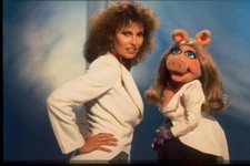 Raquel Welch with puppet