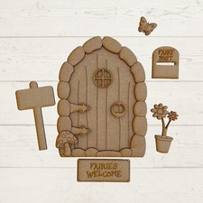 MDF Wooden Fairy Door Blank