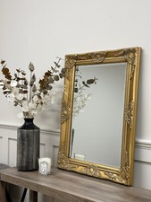 50x70cm Gold Wall Mirror