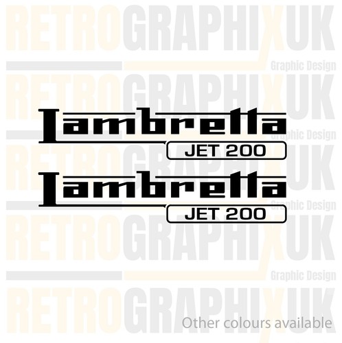 Lambretta jet 200 - jet, decal