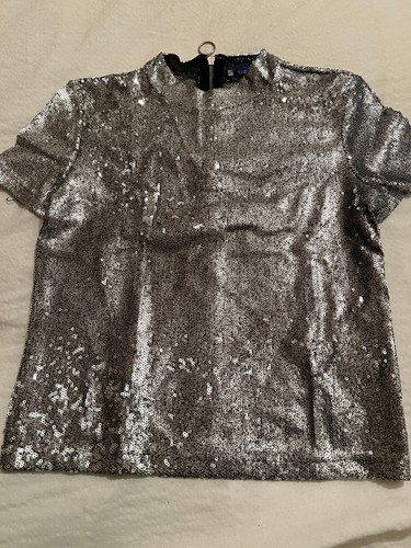 Zara silver sequin - zara,