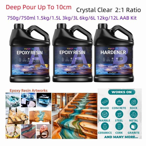 Deep pour 10cm clear - 3-10cm, epoxy
