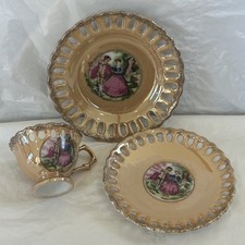 Miniature Lusterware Trio