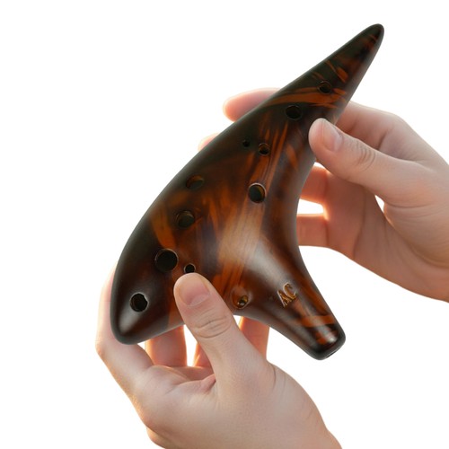Hole ceramic ocarina pure - 12-hole,