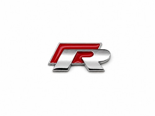 Badge red rear trunk boot - r,