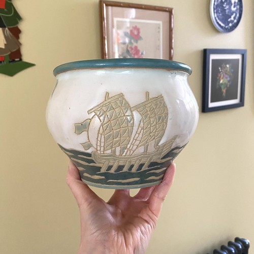 Vintage studio pottery ceramic - pottery,