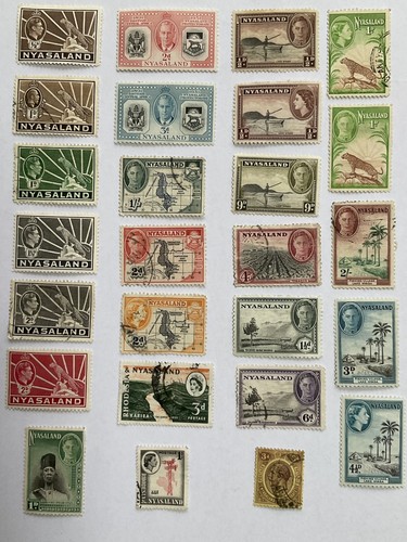 Nyasaland different used - nyasaland, 25