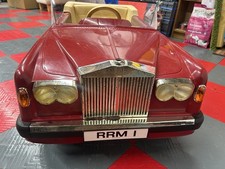 Vintage Triang Rolls Royce Pedal Car  silver shadow Corniche 