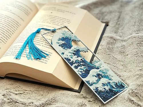 The great wave bookmark - the,