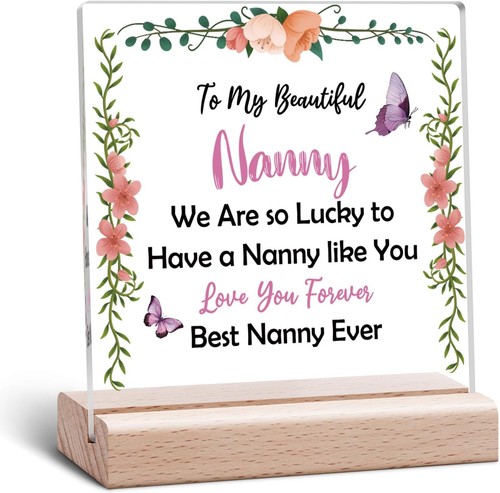 Nanny christmas desk - nanny, sign