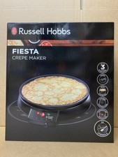 Russell Hobbs Fiesta Pancake and Crepe Maker, 12" Non-stick cooking plate, 1000W