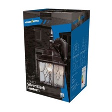 IP23 4-Sided Lantern - Leaded / Silver Black