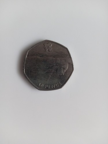50p coin olympic aquatics - coin,