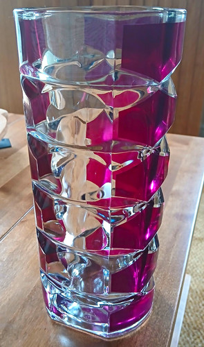 Unmarked french art glass vase - unmarked,