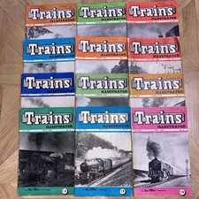 Trains Illustrated 1955, An Ian Allen Publication All 12 Editions, Railways