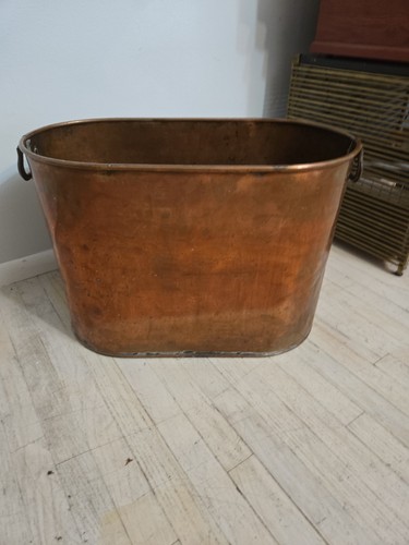 Antique copper boiler wash - antique, tub