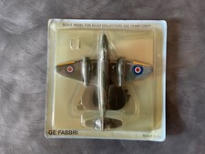 GE Fabbri Gloster Meteor 1:100  Model Aircraft pre-owned sealed with stand