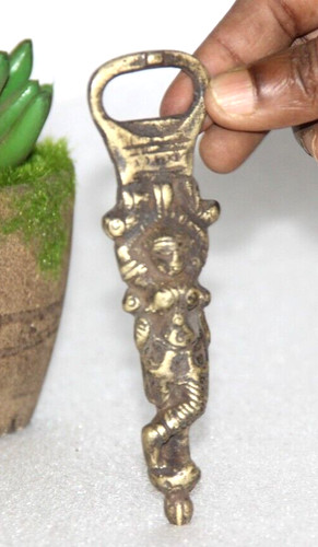 1800s vintage brass - lady, shape