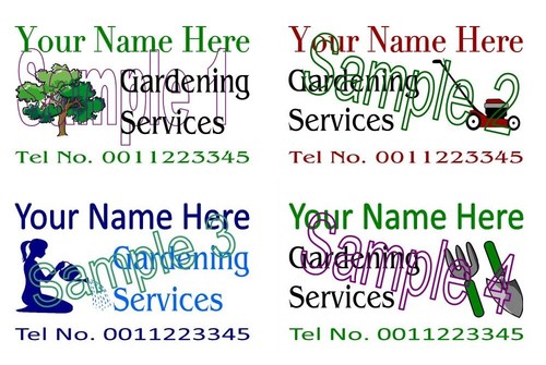 Gardening business cards - gardening,