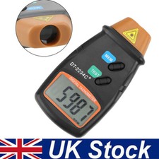 DT2234C Handheld Digital Laser Rev Counter Meter Non-contact Optical Tachometer~