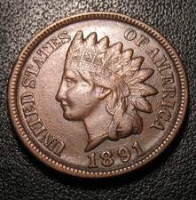 OLD US COINS 1891 HIGHGRADE