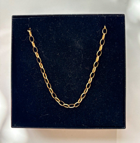 9ct yellow gold - 18, inch