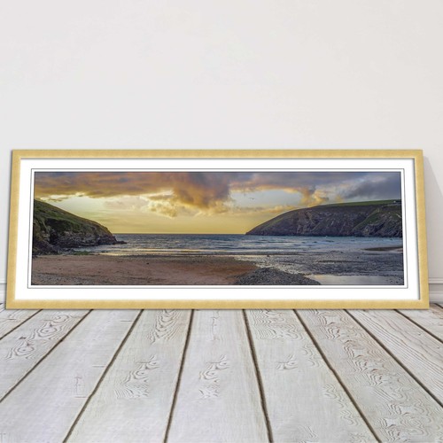 Mawgan porth sunset - at,