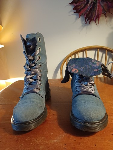 Martens aimee blue suede - dr,