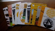 SELECTION OF   12   WOLVERHAMPTON WANDERERS   (HOME)   PROGRAMMES.   1965-2012