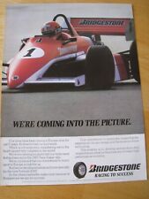 BRIDGESTONE TYRES RACING TO SUCCESS PARIS-DAKAR RALLY 1985ADVERT A4 SIZE FILE 14