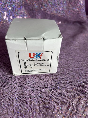 Ukf twin earth cable clips - earth,