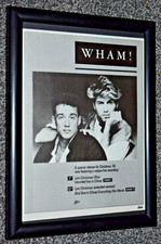 WHAM band A4 FRAMED original