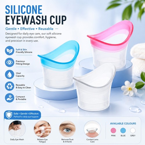 Silicone eyewash cup soft - soft, eyes